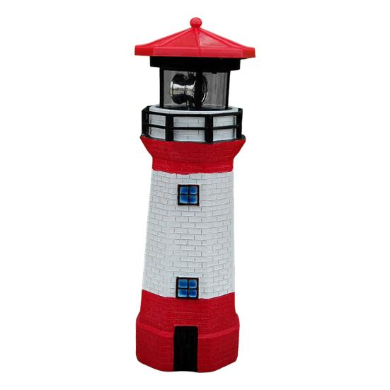Solar Rotating Lighthouse Garden Light with Auto-On/Off Weather-Resistant & Easy Setup Romantic Night Lamp Resin Plastic Outdoor Decor for Yard червоний
Solar Rotating Lighthouse Garden Light with Auto-On/Off Weather-Resistant & Easy Setup Romantic Night Lamp Resin Plastic Outdoor Decor for Yard червоний