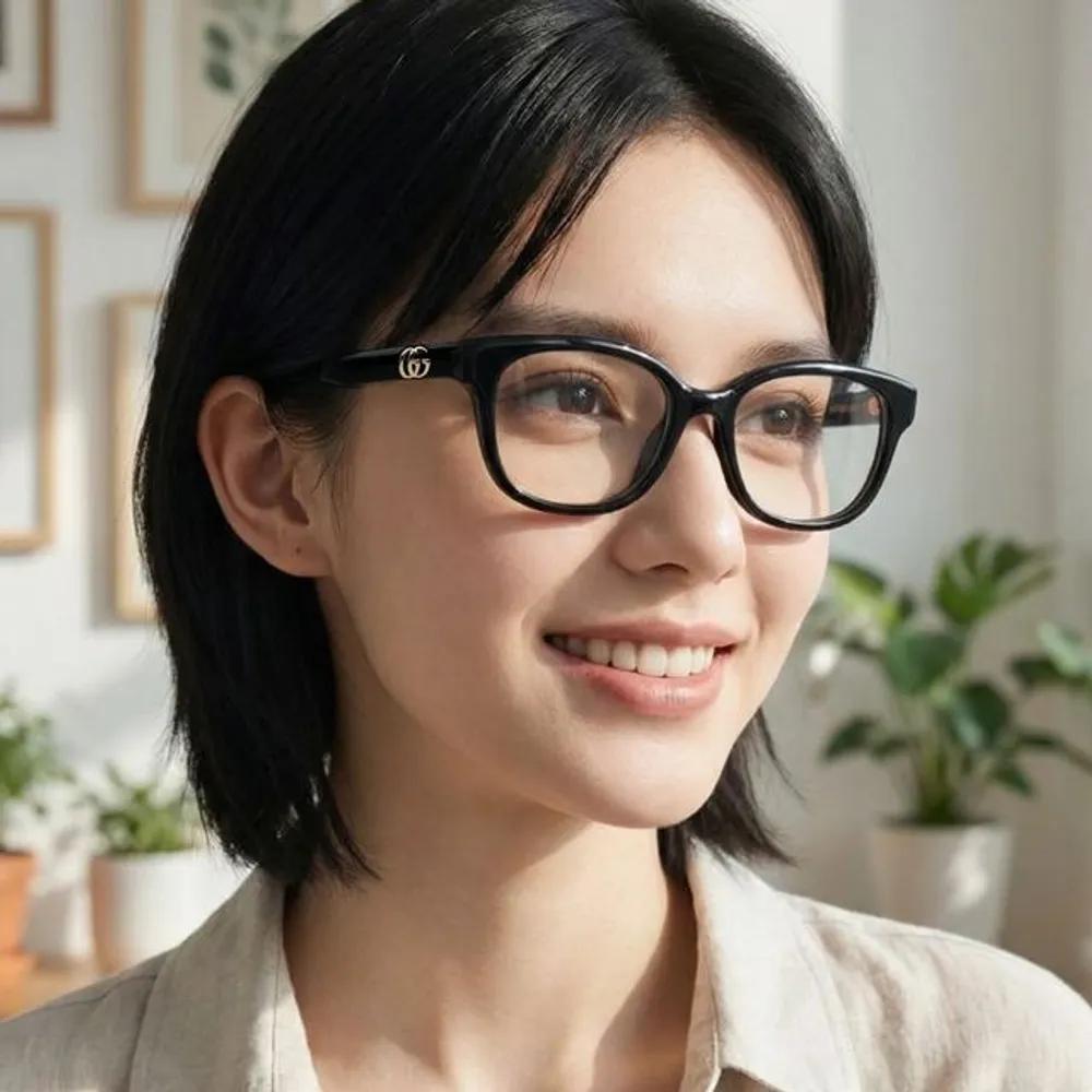 Gucci Eyeglass Frames GG1833OK 001 Black Horn-rimmed Fashion Glasses for Women and Men
Gucci Eyeglass Frames GG1833OK 001 Black Horn-rimmed Fashion Glasses for Women and Men