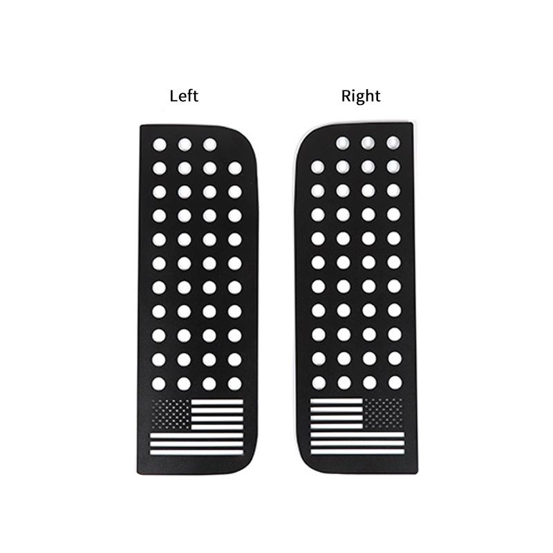 Rear Window Decoration Cover Ventilation Panel Metal Trim for Jeep Wrangler JL/Gladiator JT 4-Doors 2018 Up Exterior Accessories U.S. flag 4 Doors
Rear Window Decoration Cover Ventilation Panel Metal Trim for Jeep Wrangler JL/Gladiator JT 4-Doors 2018 Up Exterior Accessories U.S. flag 4 Doors
