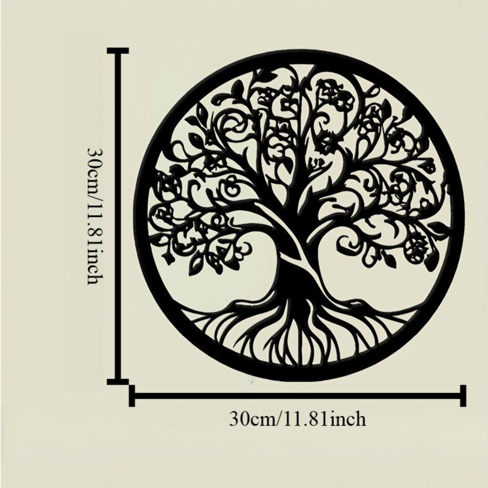 Tree of Life Metal Wall Art Black Iron Foliage Celtic Circular Frame Outdoor Hanging Decor Housewarming Wedding Christmas Gift Symbol Wisdom Home 12in
Tree of Life Metal Wall Art Black Iron Foliage Celtic Circular Frame Outdoor Hanging Decor Housewarming Wedding Christmas Gift Symbol Wisdom Home 12in