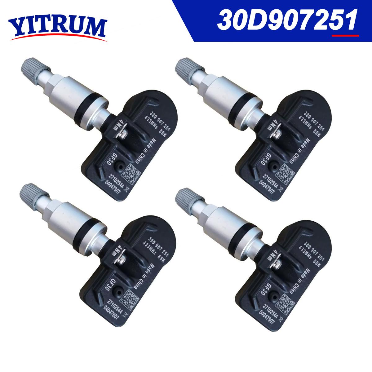 30D907251 For VW Tiguan Teramont CC Viloran Jetta Passat Magotan Sagitar Talagon Tavascan Tayron Tavendor Tire Pressure Sensor 4 pieces
30D907251 For VW Tiguan Teramont CC Viloran Jetta Passat Magotan Sagitar Talagon Tavascan Tayron Tavendor Tire Pressure Sensor 4 pieces