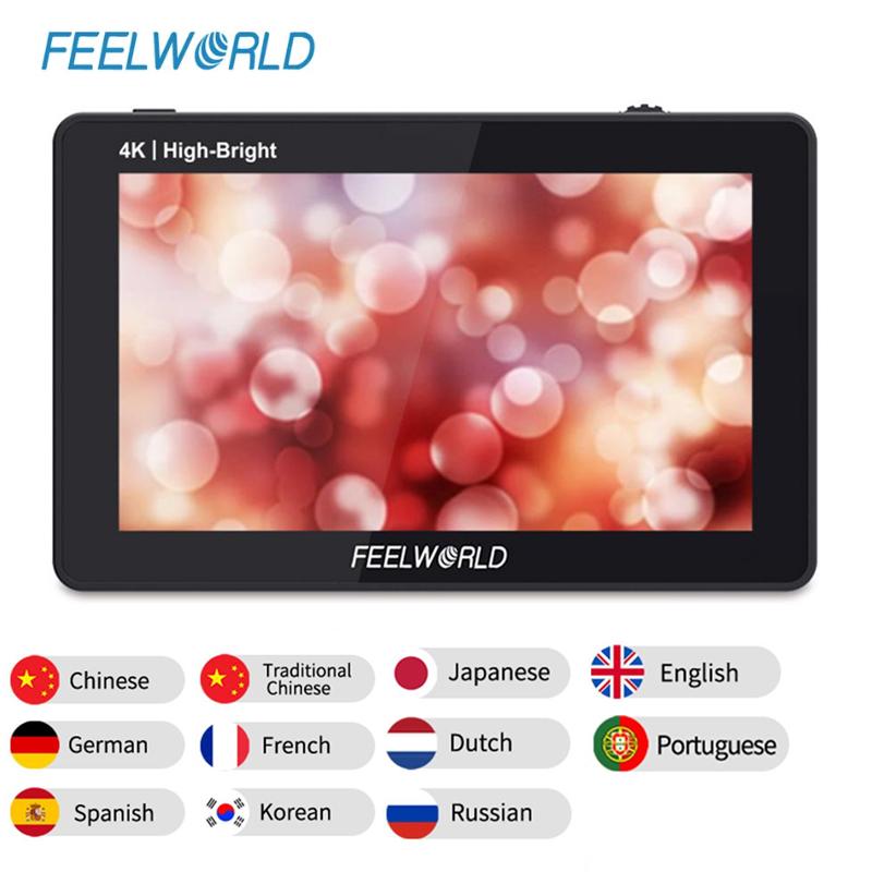 FEELWORLD F6 PLUSX 5,5-дюймовый яркий сенсорный экран 1600 нит DSLR-камера полевой монитор IPS FHD1920x1080 4K HDMI-совместимый
FEELWORLD F6 PLUSX 5,5-дюймовый яркий сенсорный экран 1600 нит DSLR-камера полевой монитор IPS FHD1920x1080 4K HDMI-совместимый