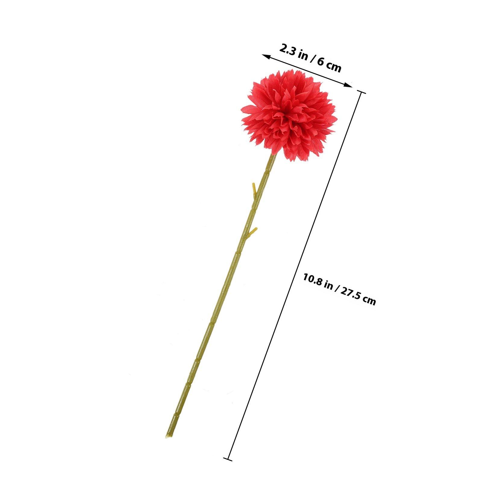 12Pcs Artificial Dandelion Branches Realistic Faux Flowers Decorative DIY Bouquet Stems Home Office Party Decoration червоний
12Pcs Artificial Dandelion Branches Realistic Faux Flowers Decorative DIY Bouquet Stems Home Office Party Decoration червоний