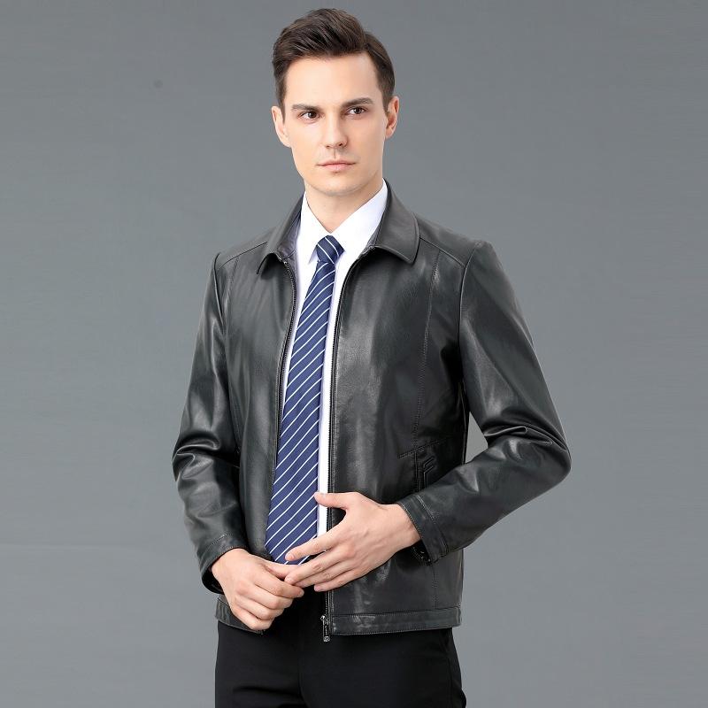 Куртки из натуральной кожи для мужчин среднего и пожилого возраста на осень и зиму, а также куртки из бархата и утолщенной овчины для пап, куртки для людей среднего возраста 195
Куртки из натуральной кожи для мужчин среднего и пожилого возраста на осень и зиму, а также куртки из бархата и утолщенной овчины для пап, куртки для людей среднего возраста 195