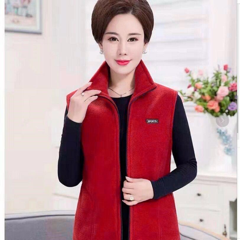 Women s Stand Collar Fleece Vest for Middle-aged and Elderly - Warm, Loose, Autumn/Winter Wear XXXL красный
Women s Stand Collar Fleece Vest for Middle-aged and Elderly - Warm, Loose, Autumn/Winter Wear XXXL красный