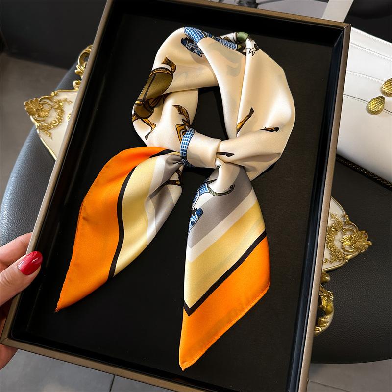 Spring/Summer Breathable Horse Print Neckerchief Fashion 70cm Square Scarf Women’s Temperamental Imitation Silk Bandannas
Spring/Summer Breathable Horse Print Neckerchief Fashion 70cm Square Scarf Women’s Temperamental Imitation Silk Bandannas