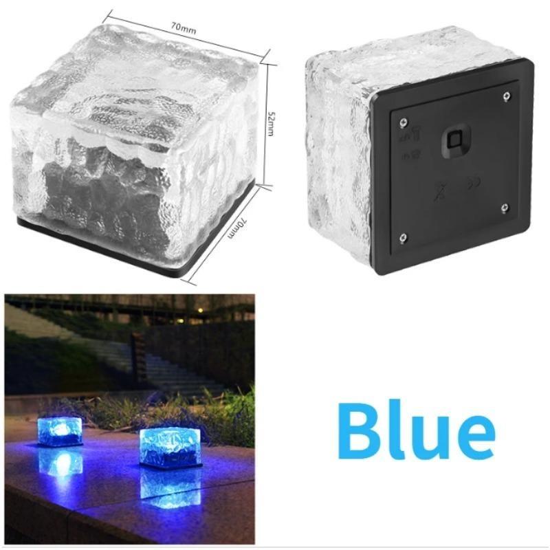 1500LM Солнечный стеклянный кирпичный светильник Солнечный кубик льда светодиодный светильник Кристалл кирпичный камень лампа Сад двор дорожка патио бассейн декоративный праздничный blue-3PCS
1500LM Солнечный стеклянный кирпичный светильник Солнечный кубик льда светодиодный светильник Кристалл кирпичный камень лампа Сад двор дорожка патио бассейн декоративный праздничный blue-3PCS