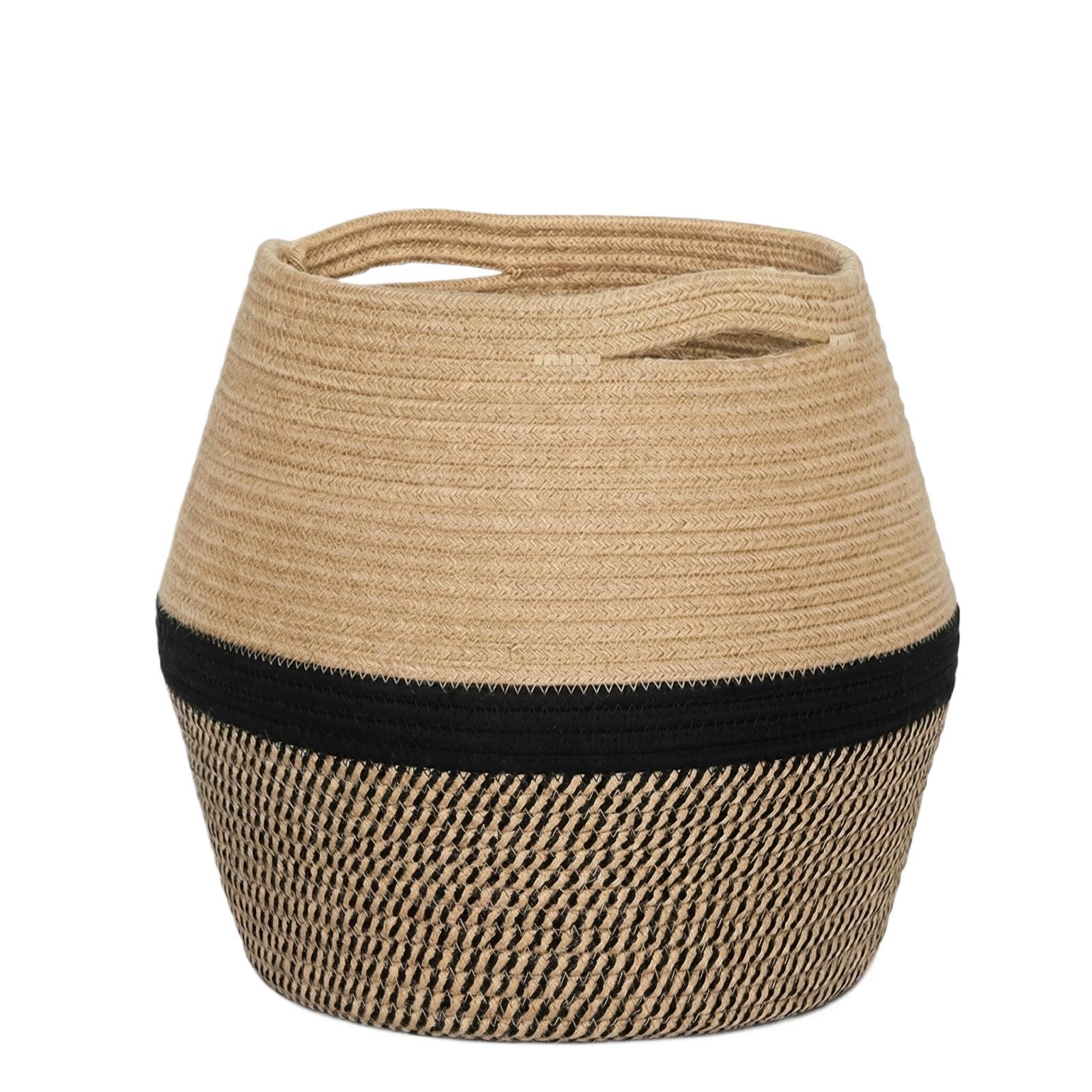 Woven Cotton Rope Storage Basket Set Large Durable Home Organization Container with Handles for Household Items and Decorative Use One Size
Woven Cotton Rope Storage Basket Set Large Durable Home Organization Container with Handles for Household Items and Decorative Use One Size