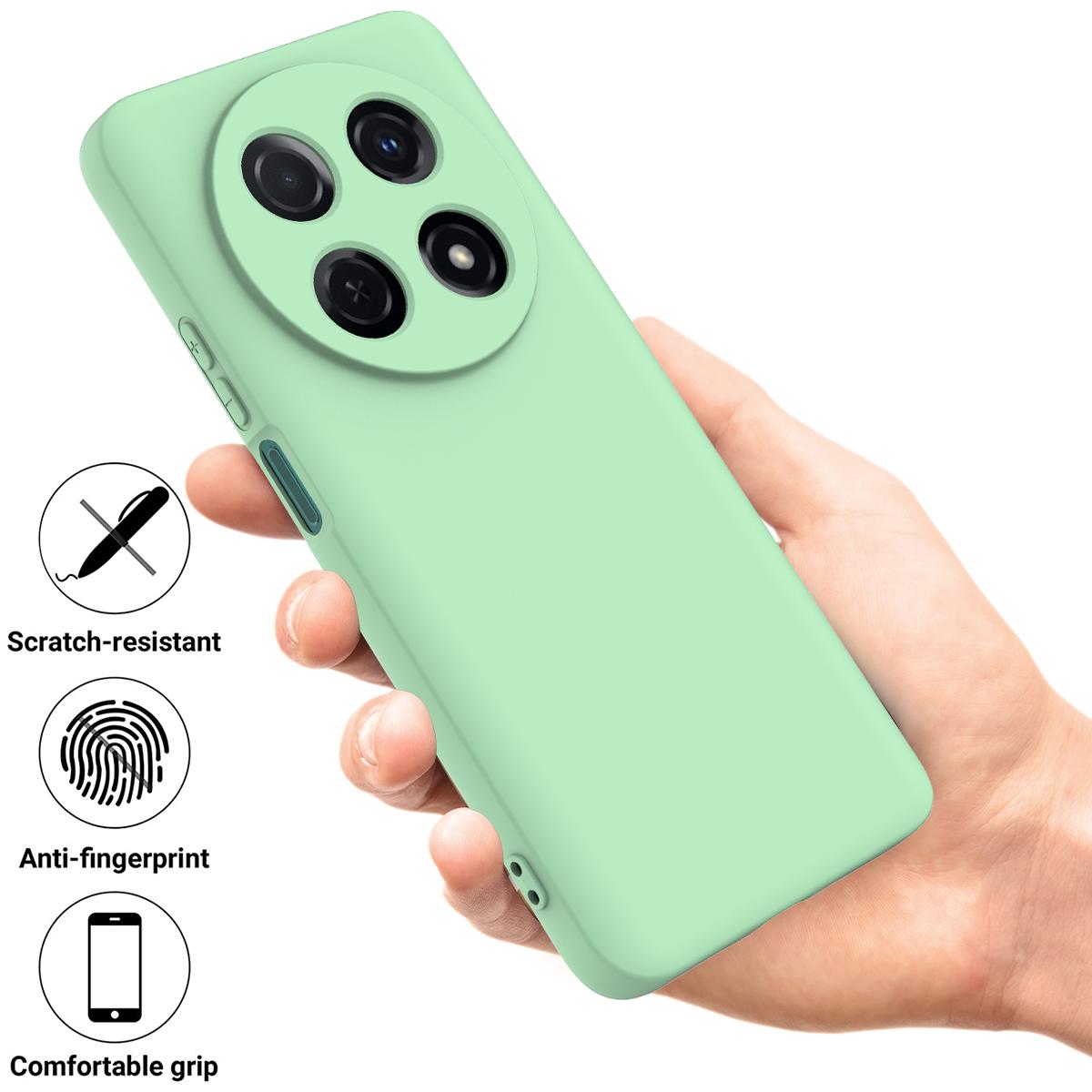 For Huawei nova 12i 4G Case Liquid Silicone Shockproof Slim Phone Cover with Strap Green
For Huawei nova 12i 4G Case Liquid Silicone Shockproof Slim Phone Cover with Strap Green