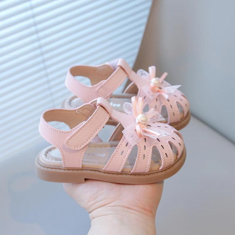 Girls Sandals T-strap Baby Kids Beach Shoes Lace Bowtie with Pearl 2025 Summer New Princess shoes Anti-kick Hollow Breathable 21 розовый
Girls Sandals T-strap Baby Kids Beach Shoes Lace Bowtie with Pearl 2025 Summer New Princess shoes Anti-kick Hollow Breathable 21 розовый