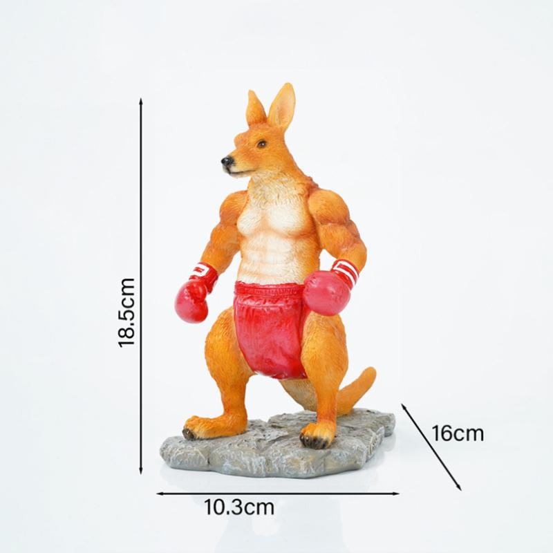 Collectibles Sculpture Creative Popular Boxing Kangaroo Resin Ornament Light Luxury Nordic Modern Animal Crafts Home Decoration жовтий
Collectibles Sculpture Creative Popular Boxing Kangaroo Resin Ornament Light Luxury Nordic Modern Animal Crafts Home Decoration жовтий