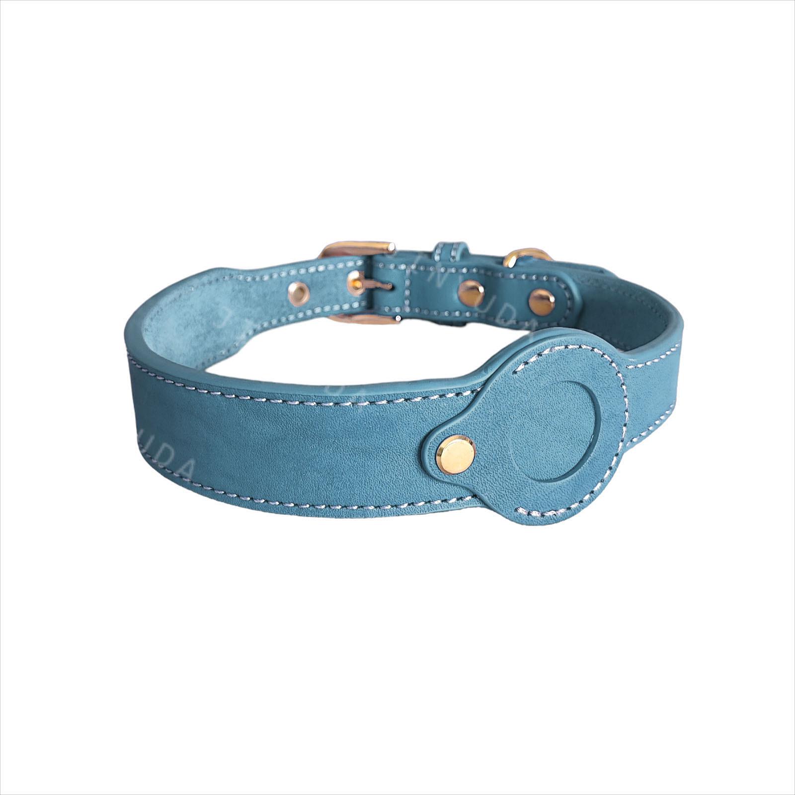 Full-Grain Leather Apple AirTag Dog Collar - Detachable & Trackable S Neck 29-36cm
Full-Grain Leather Apple AirTag Dog Collar - Detachable & Trackable S Neck 29-36cm