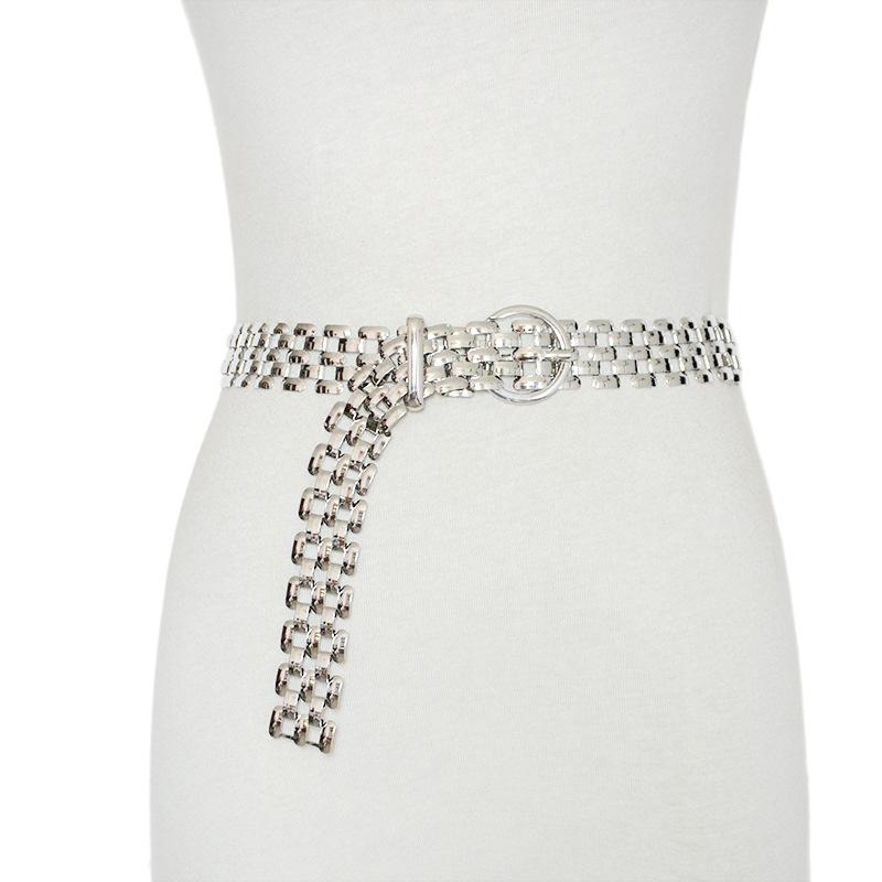 Metal belt women s casual versatile hollow-out decorative waist chain 102cm срібний
Metal belt women s casual versatile hollow-out decorative waist chain 102cm срібний