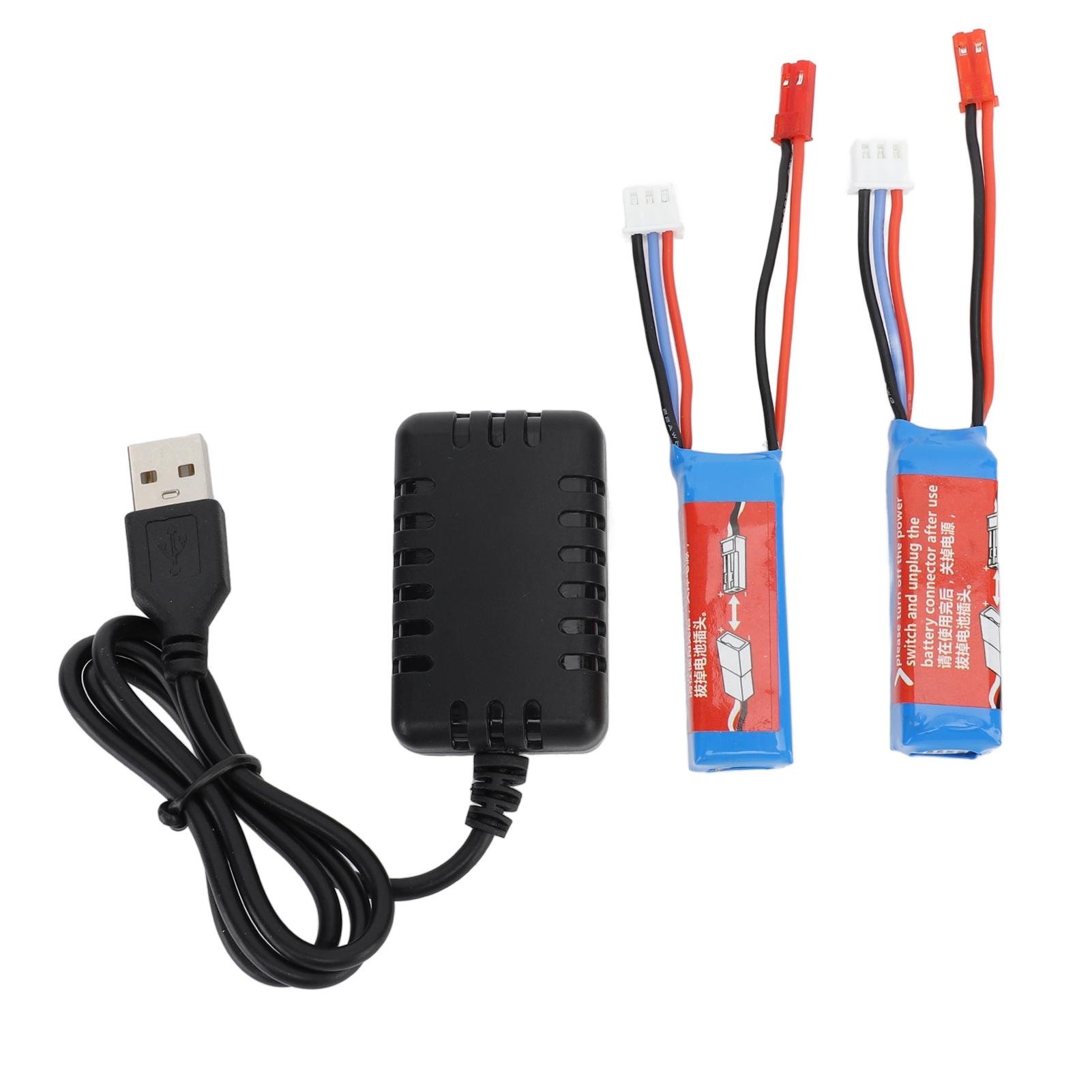 RC Car Battery Charger Set 7.4V 400mAh RC Car Lithium Battery with Battery Charger for K969 K989
RC Car Battery Charger Set 7.4V 400mAh RC Car Lithium Battery with Battery Charger for K969 K989