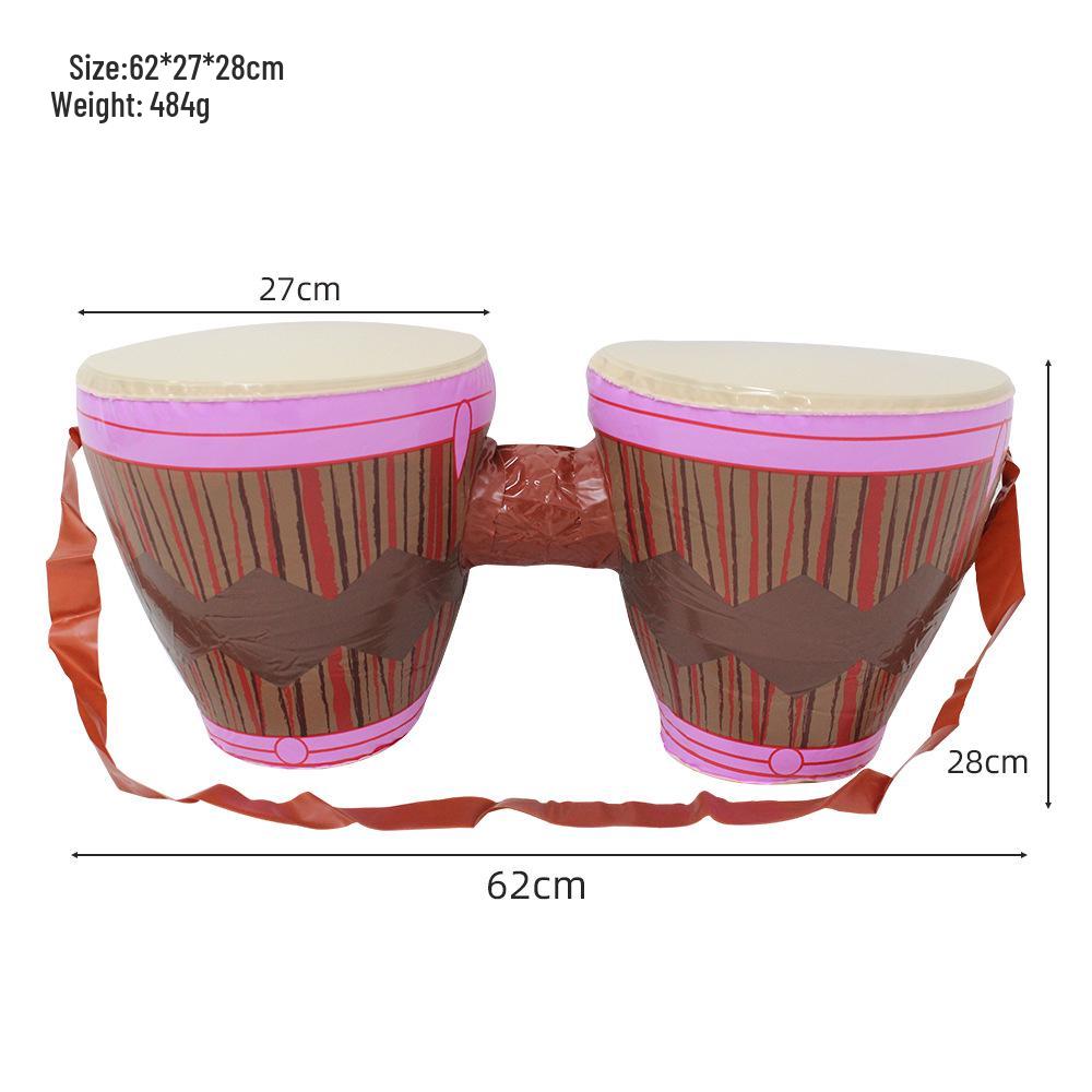 Надувной музыкальный поясной барабан - ПВХ двойной барабан симуляция
Надувной музыкальный поясной барабан - ПВХ двойной барабан симуляция