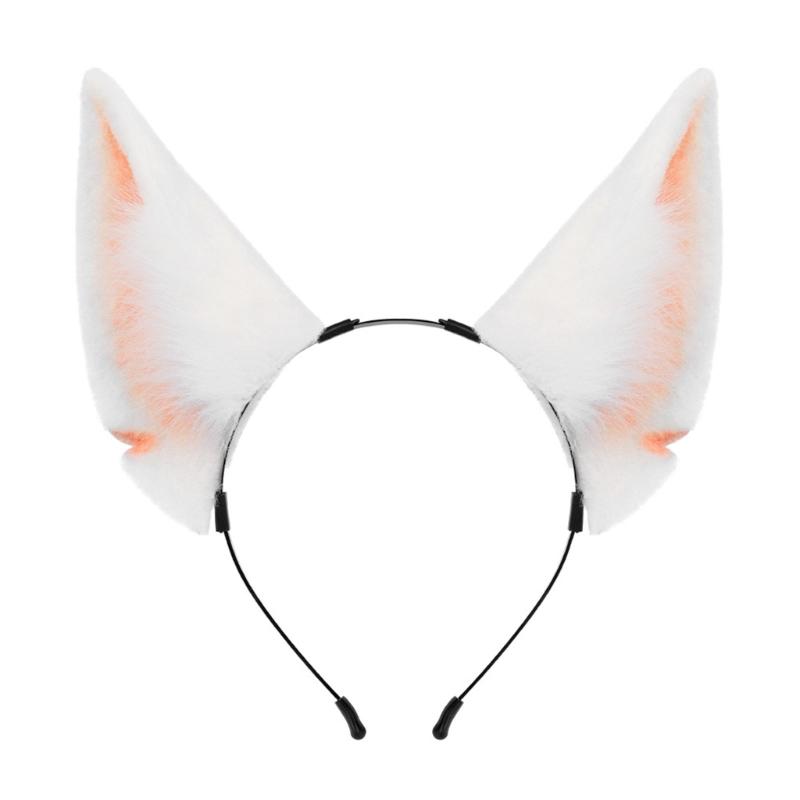 Faux Furs Cats Foxes Wolf Furry Tail and Ears Headband Halloween Party Cosplay Costume Accessories Cats Tail with Tail
Faux Furs Cats Foxes Wolf Furry Tail and Ears Headband Halloween Party Cosplay Costume Accessories Cats Tail with Tail