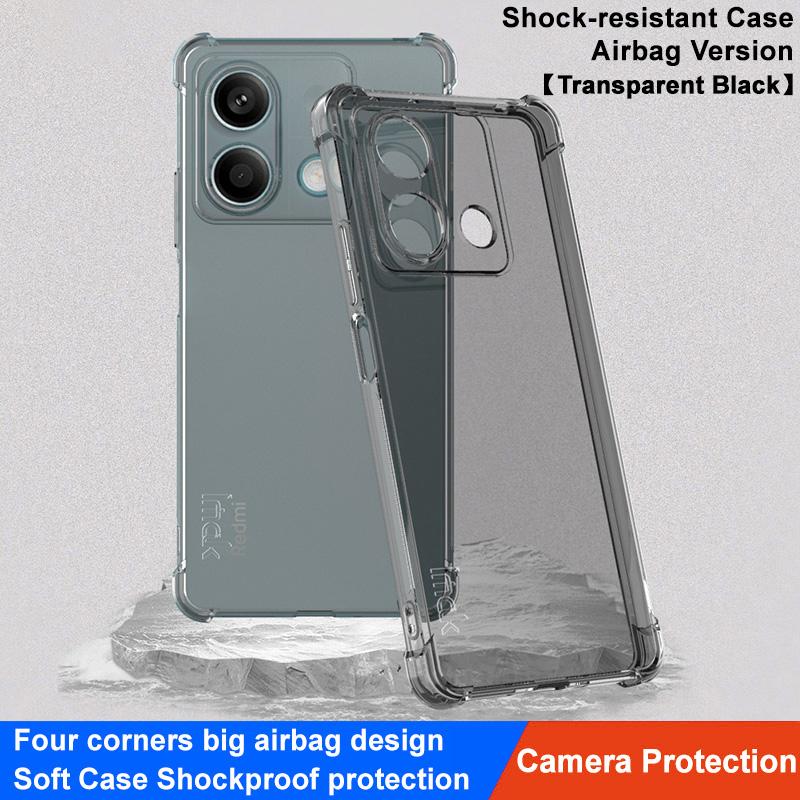 IMAK Phone Cover For Xiaomi Redmi Note 13 5G Case Clear Anti-drop Phone Shell Transparent Black
IMAK Phone Cover For Xiaomi Redmi Note 13 5G Case Clear Anti-drop Phone Shell Transparent Black