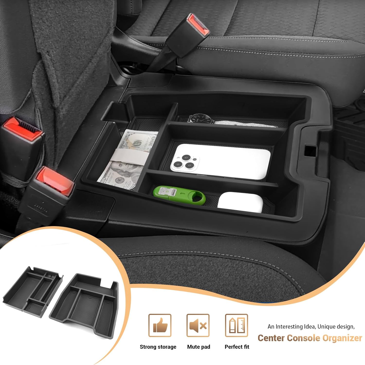 Органайзер-лоток на откидную центральную консоль Chevy Silverado 2025 для 2019-2025 Chevy Silverado 1500/ 2020-2025 Chevrolet Silverado 2500HD 3500HD 1 Pack
Органайзер-лоток на откидную центральную консоль Chevy Silverado 2025 для 2019-2025 Chevy Silverado 1500/ 2020-2025 Chevrolet Silverado 2500HD 3500HD 1 Pack