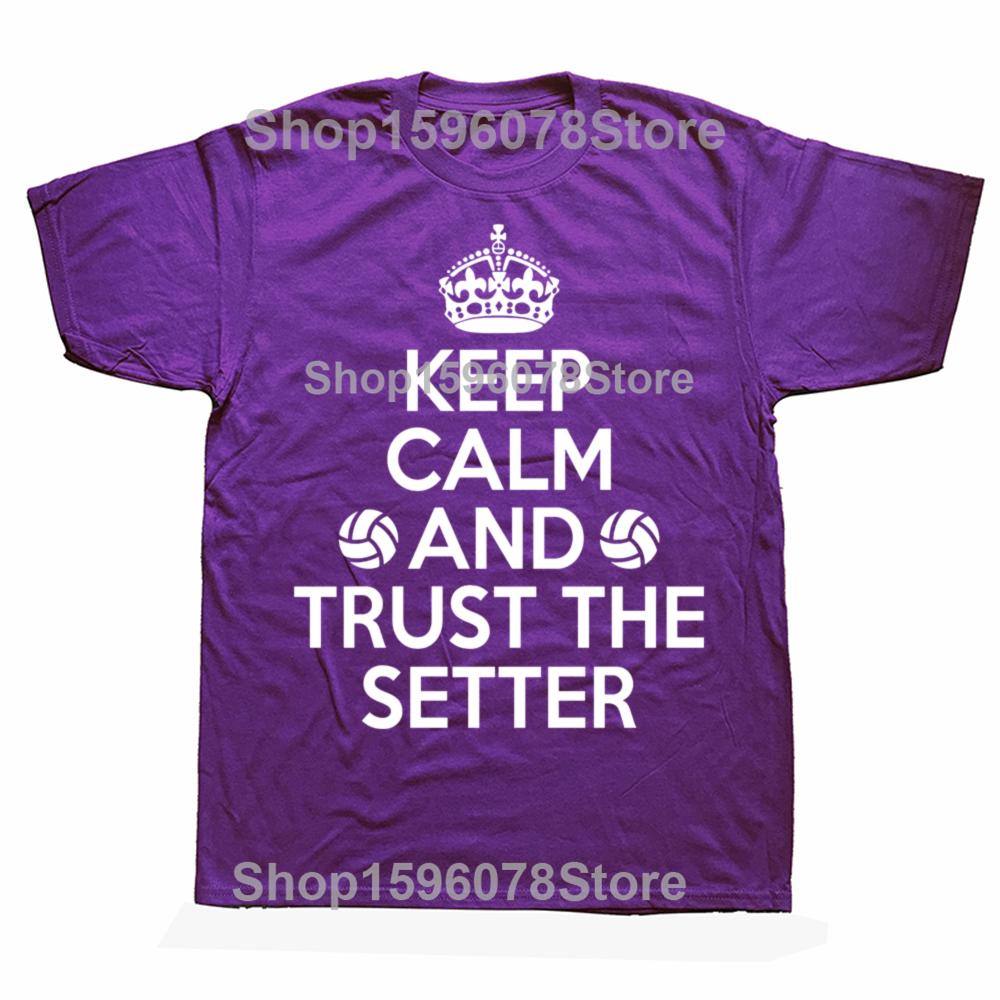 Funny Volleyball Setter Keep Calm Graphic 100% Cotton T-shirts Men Fashion Casual Tshirt Loose Oversized Streetwear T Shirt 4XL
Funny Volleyball Setter Keep Calm Graphic 100% Cotton T-shirts Men Fashion Casual Tshirt Loose Oversized Streetwear T Shirt 4XL
