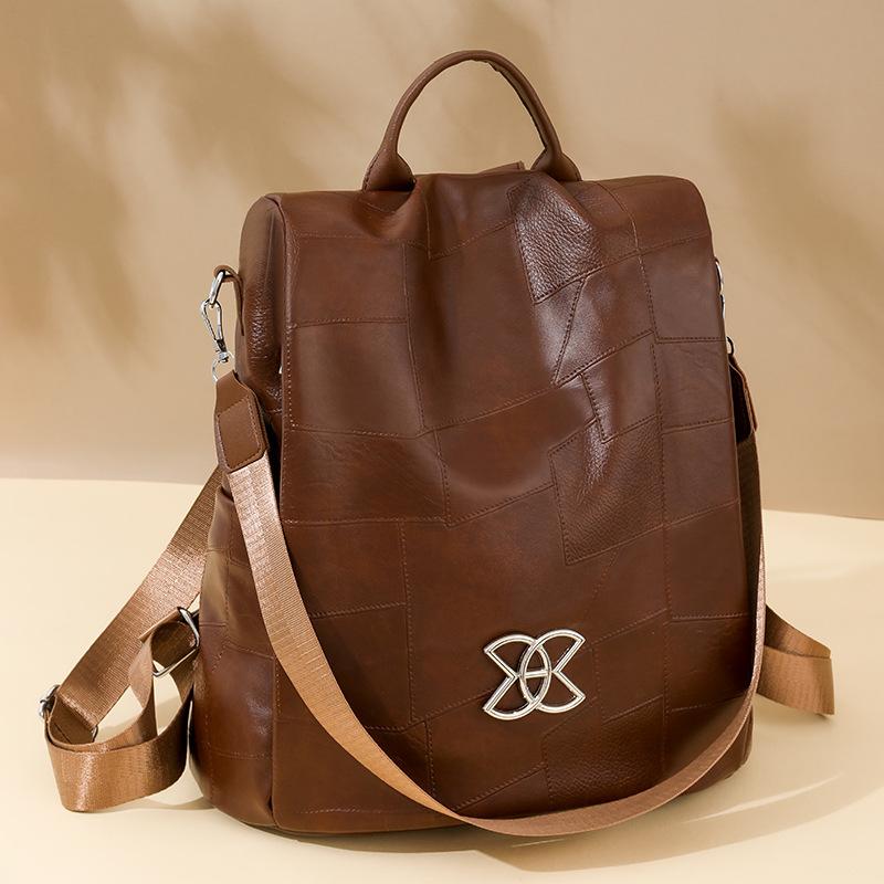 Новый мягкий кожаный рюкзак для женщин, высококачественный, противоугонный, для отдыха и путешествий, большой емкости и модный
Новый мягкий кожаный рюкзак для женщин, высококачественный, противоугонный, для отдыха и путешествий, большой емкости и модный