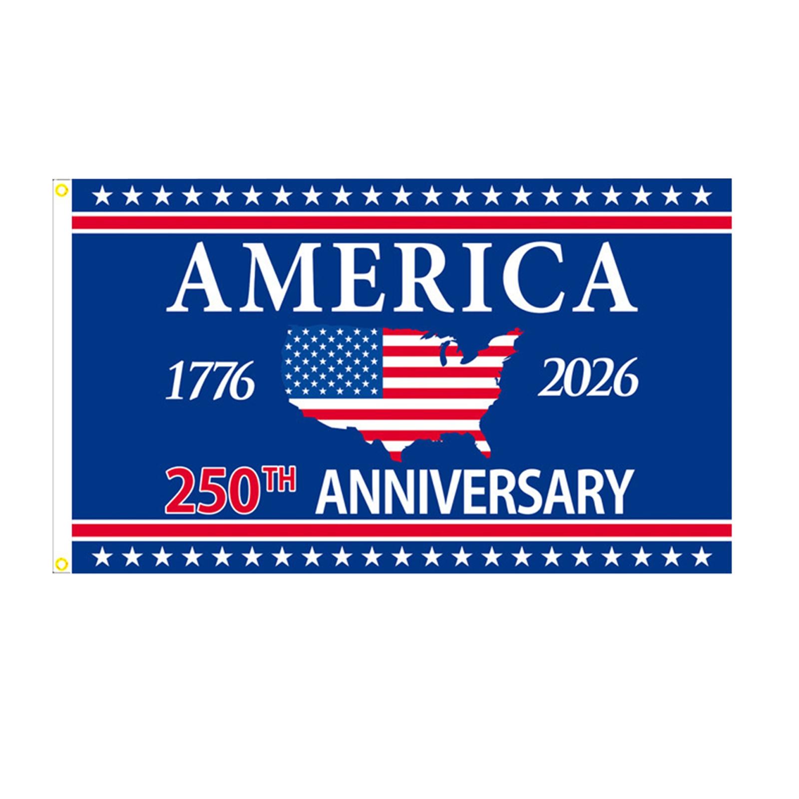 250 Years of Freedom Commemorative Flag 5x3ft Patriotic Decoration Banner for National Holiday Yard Outdoor Display
250 Years of Freedom Commemorative Flag 5x3ft Patriotic Decoration Banner for National Holiday Yard Outdoor Display