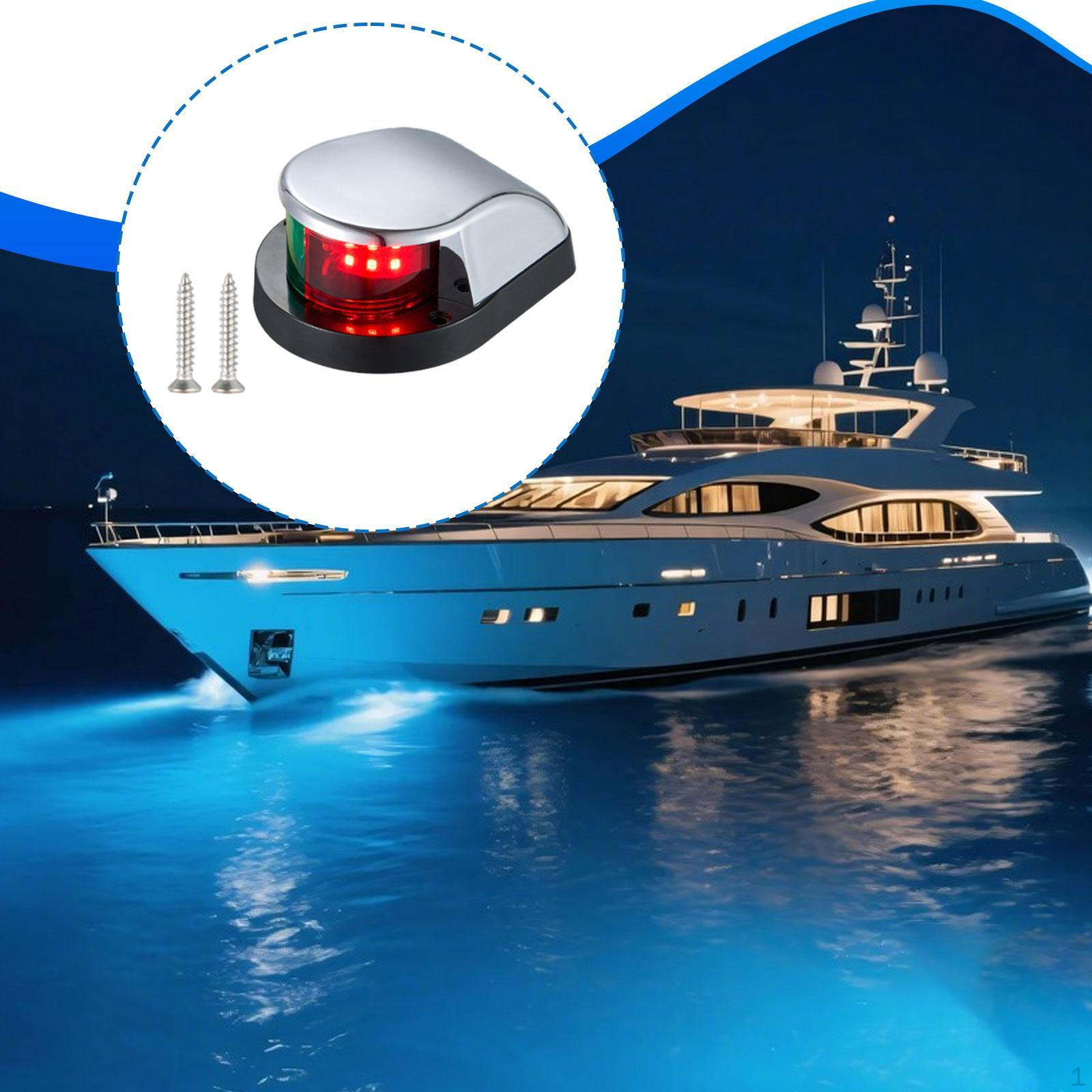 Boat Navigation Light Warning Lamp Multipurpose LED Marine Bow Red and Green for Small
Boat Navigation Light Warning Lamp Multipurpose LED Marine Bow Red and Green for Small