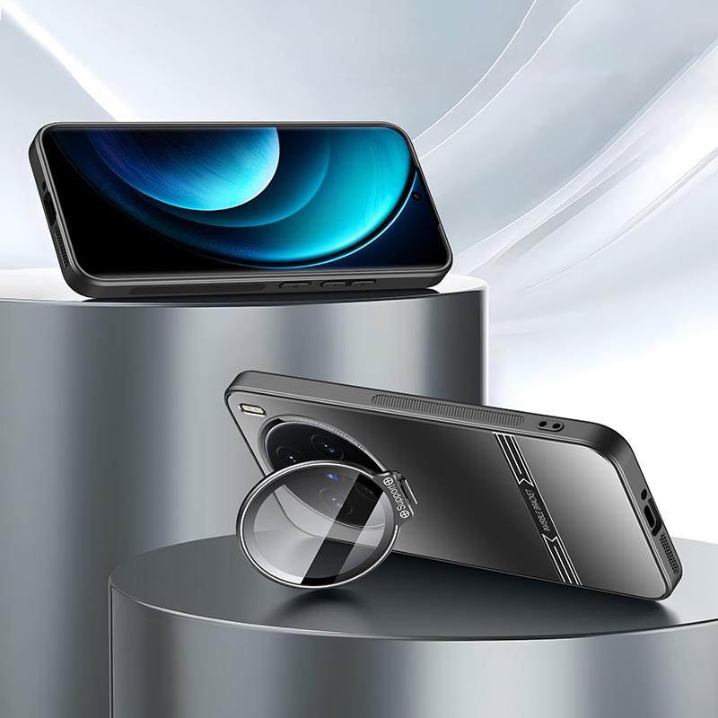For vivo X100 Pro 5G Case Metal Lens Frame PC+TPU Drop-proof Matte Phone Cover with Lens Film Navy Blue
For vivo X100 Pro 5G Case Metal Lens Frame PC+TPU Drop-proof Matte Phone Cover with Lens Film Navy Blue