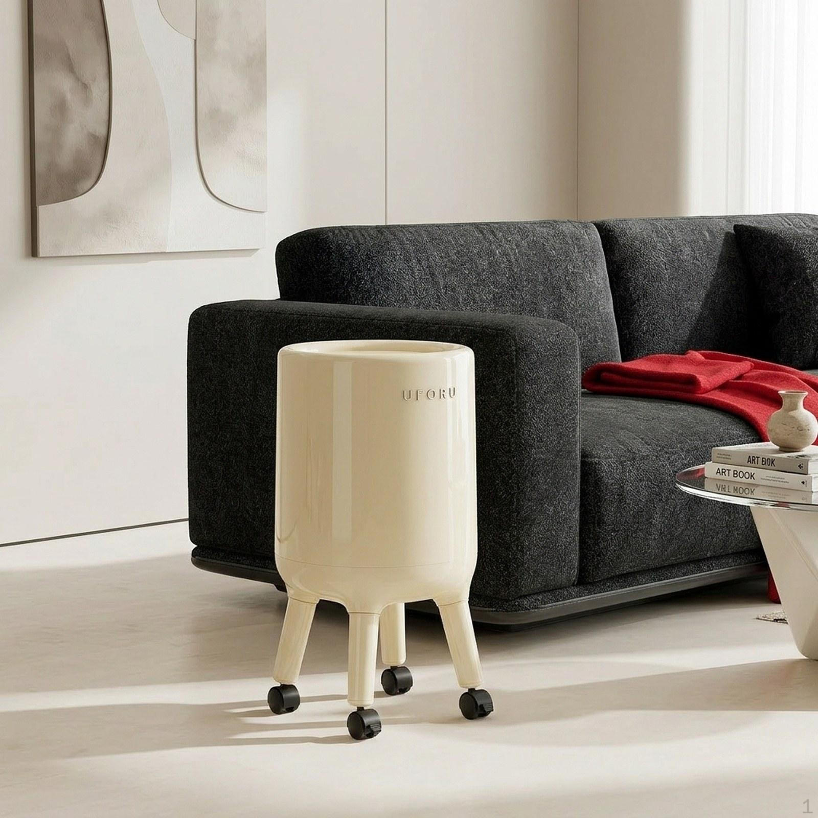 Kitchen Bin on Wheels, Tall Bin, Multifunctional, Stylish And Ideal for A Student Room Or Bedroom Cream White
Kitchen Bin on Wheels, Tall Bin, Multifunctional, Stylish And Ideal for A Student Room Or Bedroom Cream White