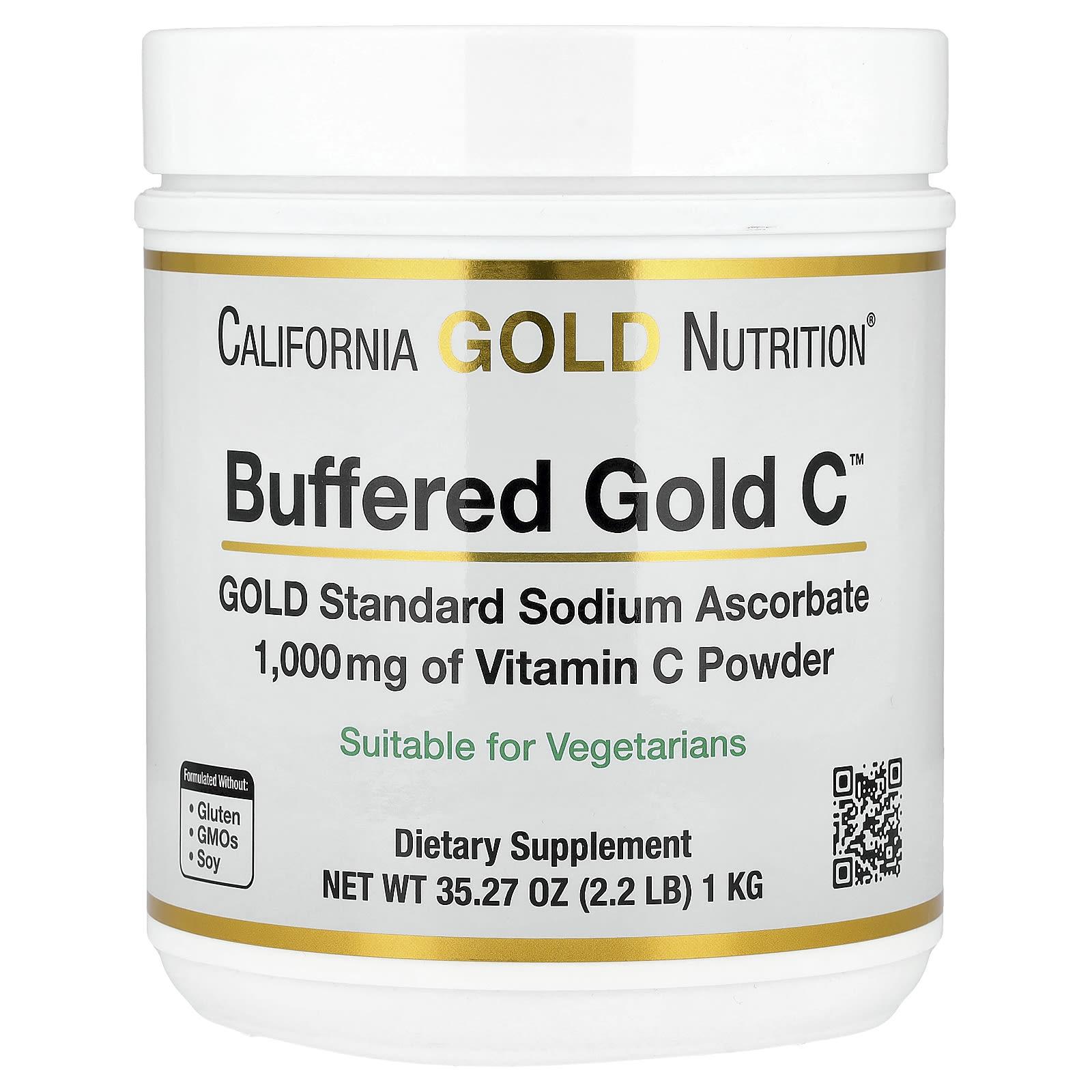 Buffered Gold C™, Non-Acidic Vitamin C Powder, Sodium Ascorbate, 1Kg(2.2Lb)
Buffered Gold C™, Non-Acidic Vitamin C Powder, Sodium Ascorbate, 1Kg(2.2Lb)