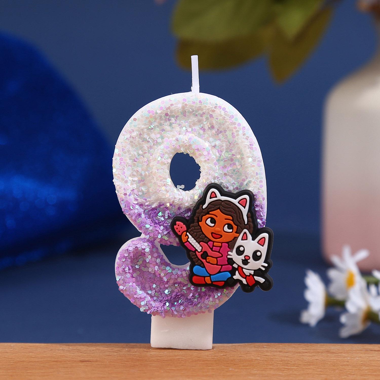 Cute Gabbys Dollhouse Digital Candle Number 0-9 Kids Birthday Cake Decoration Supplies Cartoon Anime Party Accessories Kid Friendly Entertaining Fun
Cute Gabbys Dollhouse Digital Candle Number 0-9 Kids Birthday Cake Decoration Supplies Cartoon Anime Party Accessories Kid Friendly Entertaining Fun