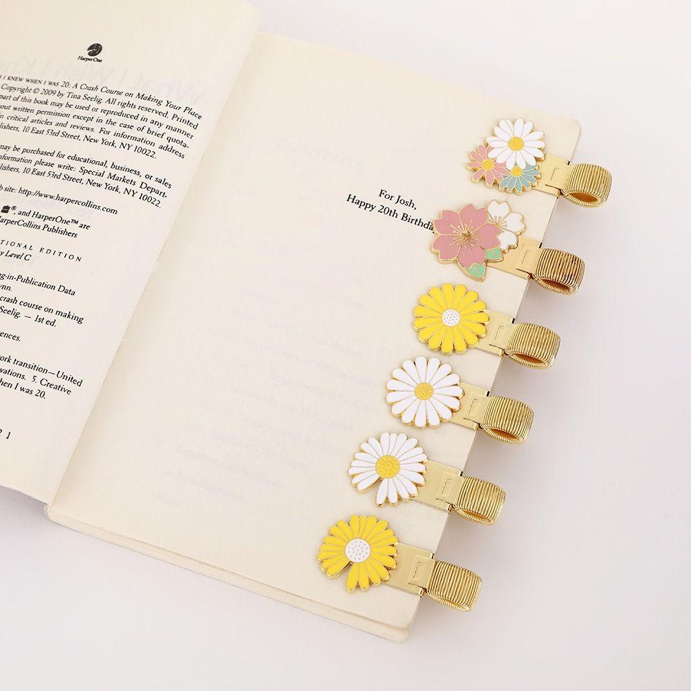 Flower Bookmark Pen Clip Daisy Page Divider Creative Notebook Marker Student Style 4
Flower Bookmark Pen Clip Daisy Page Divider Creative Notebook Marker Student Style 4
