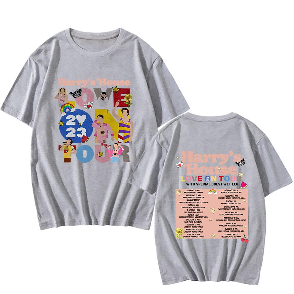 Harrys House Love on Tour T Shirt 100_ Cotton T-shirt for Men Letter Print Tees Summer O-Neck Oversized Top Unisex Casual Tshirt 4XL
Harrys House Love on Tour T Shirt 100_ Cotton T-shirt for Men Letter Print Tees Summer O-Neck Oversized Top Unisex Casual Tshirt 4XL