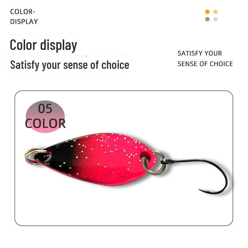 Біонічна приманка для риболовлі на прісноводну білу рибу на великій відстані з блискітками 2.5g
Біонічна приманка для риболовлі на прісноводну білу рибу на великій відстані з блискітками 2.5g