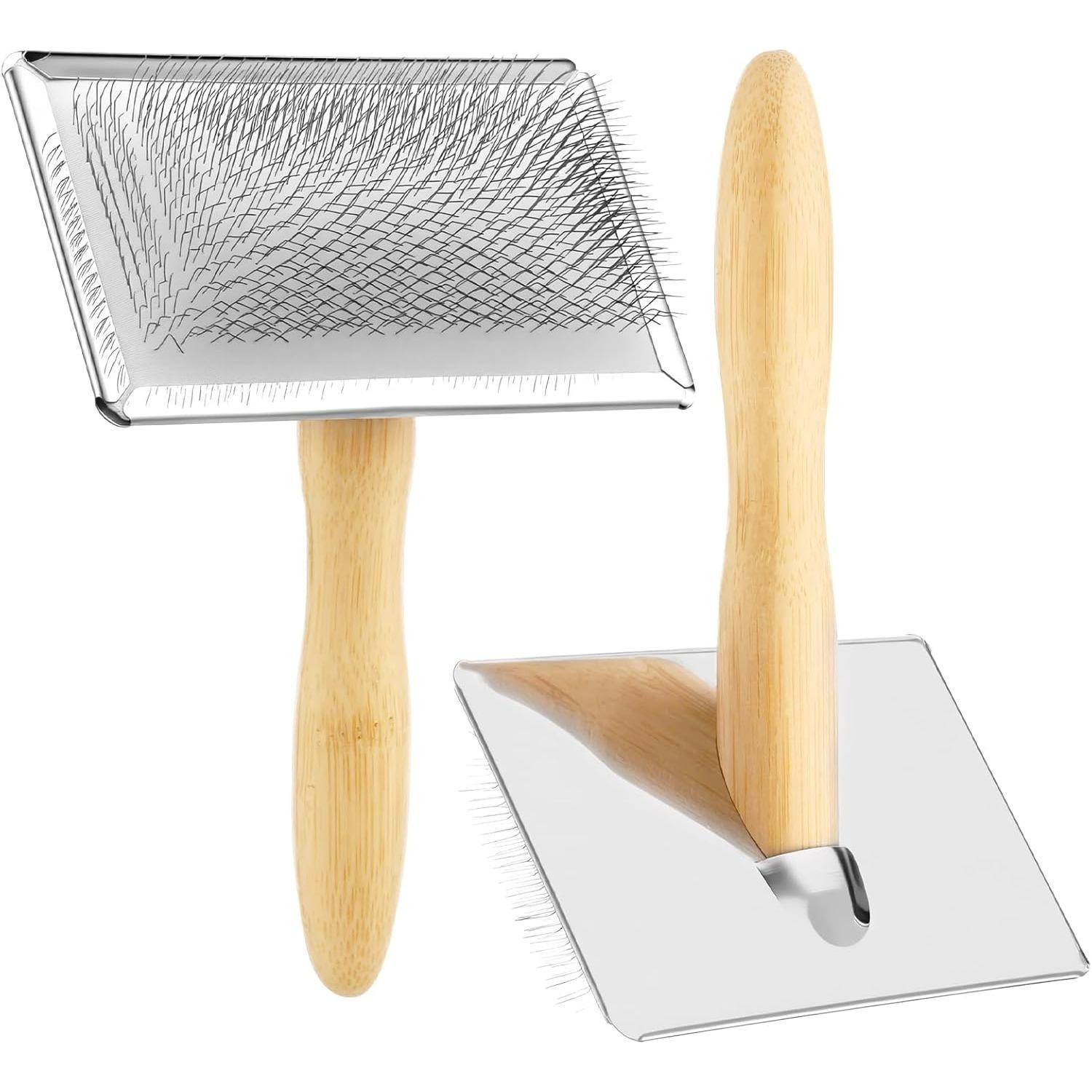 2 Pcs Wool Carders for Felting Wool Carding Brushes Sheepskin Brush Craft Wools Needle Felting Tools with Solid Wood Handle Carding Brush for Craft X
2 Pcs Wool Carders for Felting Wool Carding Brushes Sheepskin Brush Craft Wools Needle Felting Tools with Solid Wood Handle Carding Brush for Craft X