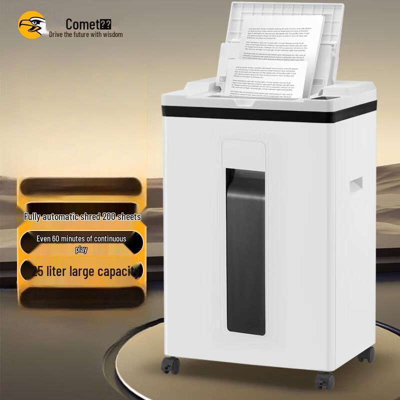 Comet A9200 P-5 200-Sheet Auto Feed Paper Shredder CN plug (adapter included)
Comet A9200 P-5 200-Sheet Auto Feed Paper Shredder CN plug (adapter included)