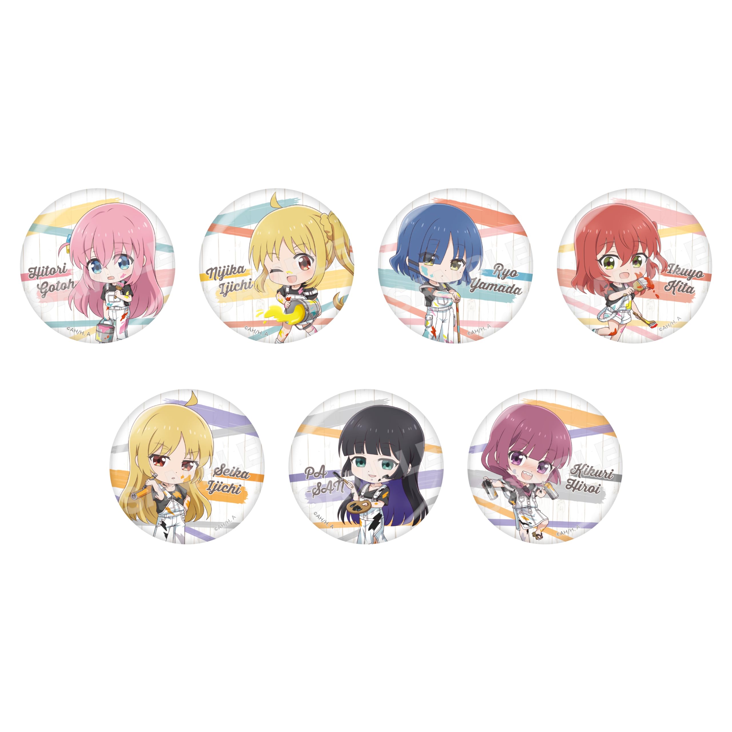 Anime the Can Badge 2nd Edition Box Bocchi Rock! 7-Piece
Anime the Can Badge 2nd Edition Box Bocchi Rock! 7-Piece