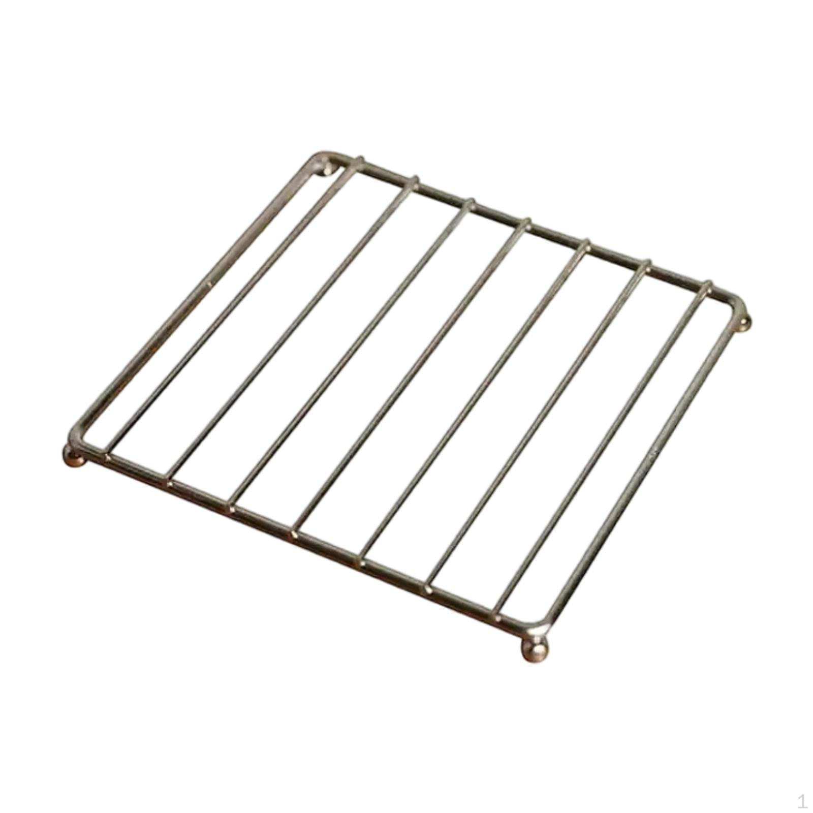 Iron Dish Plate Holder Heat Resistant Multipurpose Mat for Pots and Pan Pot Dishes Countertop B
Iron Dish Plate Holder Heat Resistant Multipurpose Mat for Pots and Pan Pot Dishes Countertop B