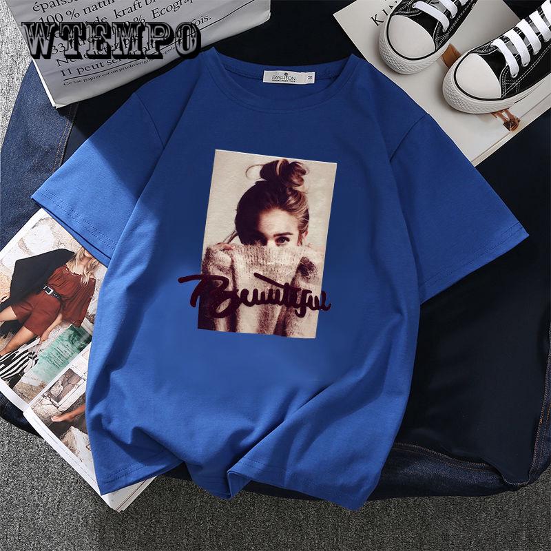 WTEMPO T Shirt Print Short Sleeve Casual Tee T-Shirt Fashion Chic Style Women Girl Tops
WTEMPO T Shirt Print Short Sleeve Casual Tee T-Shirt Fashion Chic Style Women Girl Tops