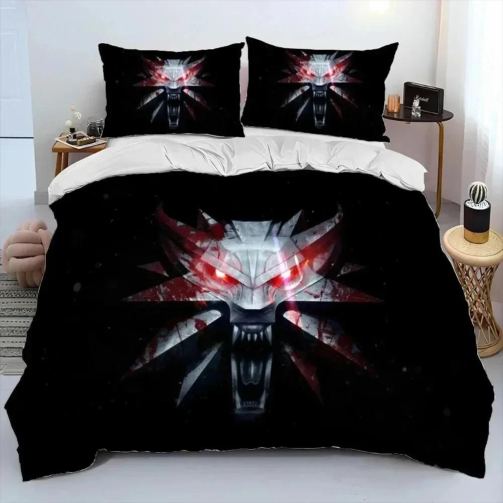3D The W-Witcher Game cartoon Comfortable Duvet Quilt Cover Pillowcase Bedding Set Children Bedroom Decoration Home Textile 135x200cm
3D The W-Witcher Game cartoon Comfortable Duvet Quilt Cover Pillowcase Bedding Set Children Bedroom Decoration Home Textile 135x200cm