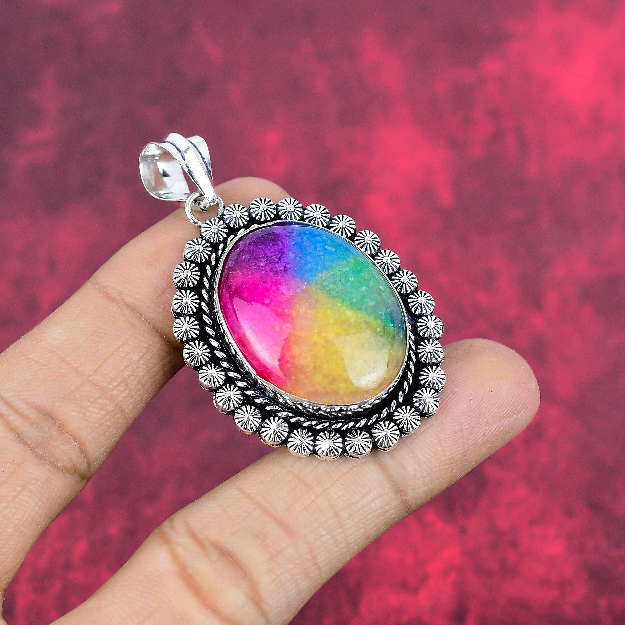 Кулон Rainbow Solar Quartz, ювелирные изделия из стерлингового серебра 925 пробы, подвеска с драгоценным камнем, подарок для нее, изящные ювелирные изделия ручной работы 2.28 Inches разноцветный
Кулон Rainbow Solar Quartz, ювелирные изделия из стерлингового серебра 925 пробы, подвеска с драгоценным камнем, подарок для нее, изящные ювелирные изделия ручной работы 2.28 Inches разноцветный