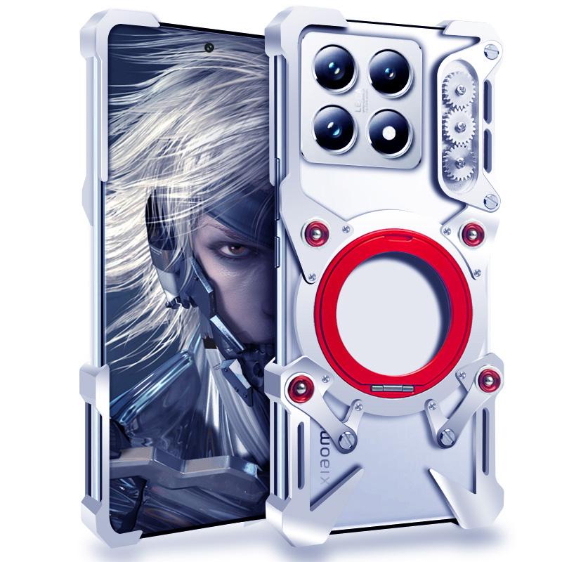 Aluminum Frameless Case For Xiaomi 14t Pro Mi 13T Pro Rotating Bracket Shell Metal Rimless Shockproof Cover Xiaomi 14t срібний
Aluminum Frameless Case For Xiaomi 14t Pro Mi 13T Pro Rotating Bracket Shell Metal Rimless Shockproof Cover Xiaomi 14t срібний