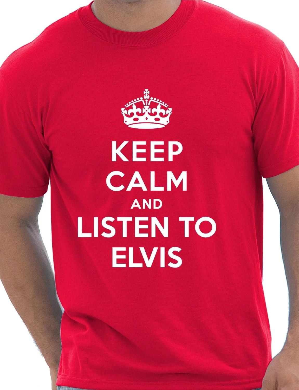 Keep Calm Listen To Elvis Music Fan Gift Mens T-Shirt Size S-XXL 3XL
Keep Calm Listen To Elvis Music Fan Gift Mens T-Shirt Size S-XXL 3XL