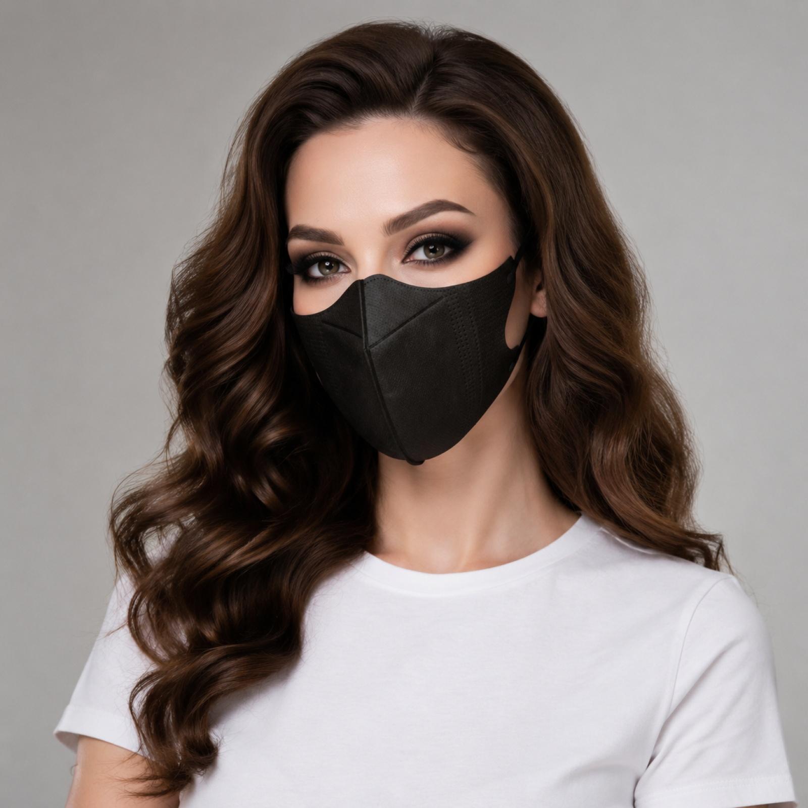 50pc 3D Contoured Protective Face Masks with Adjustable Ear Loops Breathable Material Comfortable Fit for Daily Use and Outdoor Activities One Size чёрный
50pc 3D Contoured Protective Face Masks with Adjustable Ear Loops Breathable Material Comfortable Fit for Daily Use and Outdoor Activities One Size чёрный