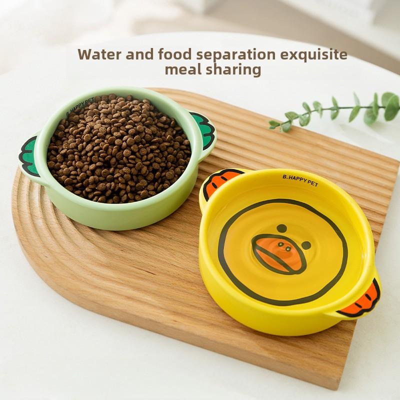 Cute Anti-knock Decal Binaural Dog Ceramic Bowl Cat Feeder Drinking Bowl Dog Bowl Cat Bowl, Pet Bowl
Cute Anti-knock Decal Binaural Dog Ceramic Bowl Cat Feeder Drinking Bowl Dog Bowl Cat Bowl, Pet Bowl