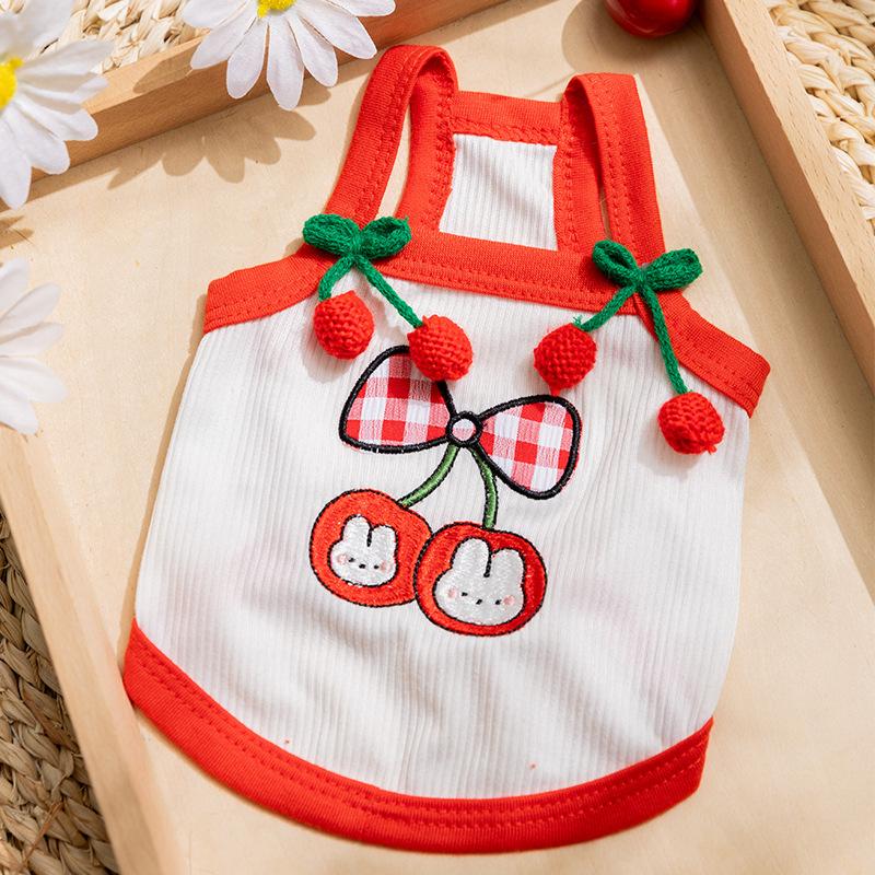 2026 New Cute Cherry Print Pet Cami Dress, Thin Breathable Clothes for Small Dogs & Cats, 5 Sizes, Summer Daily Wear XS (0.5-1.5kg)
2026 New Cute Cherry Print Pet Cami Dress, Thin Breathable Clothes for Small Dogs & Cats, 5 Sizes, Summer Daily Wear XS (0.5-1.5kg)