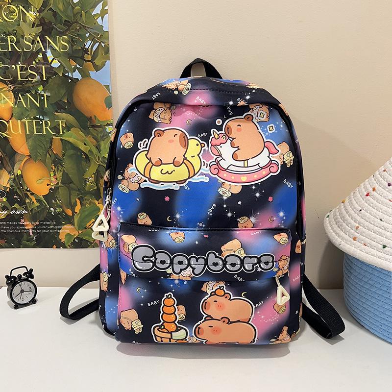 Kids Cartoon Kapi Bira Backpack - Cute, Large Capacity, Trendy Double Shoulder Bag for Kindergarten чёрный
Kids Cartoon Kapi Bira Backpack - Cute, Large Capacity, Trendy Double Shoulder Bag for Kindergarten чёрный