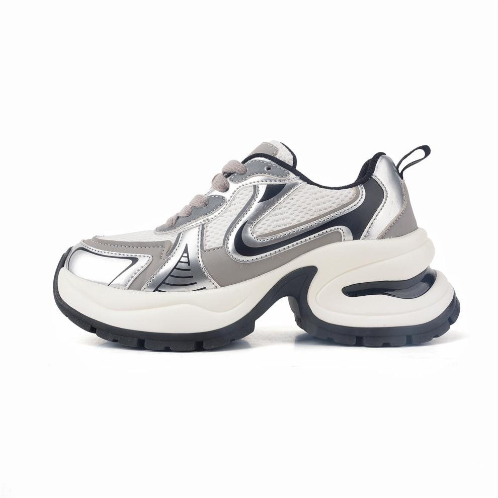 Кожаные кроссовки на серебряной платформе высокой версии, женские, новые, универсальные, увеличивающие рост на см, спортивные и для отдыха 40
Кожаные кроссовки на серебряной платформе высокой версии, женские, новые, универсальные, увеличивающие рост на см, спортивные и для отдыха 40