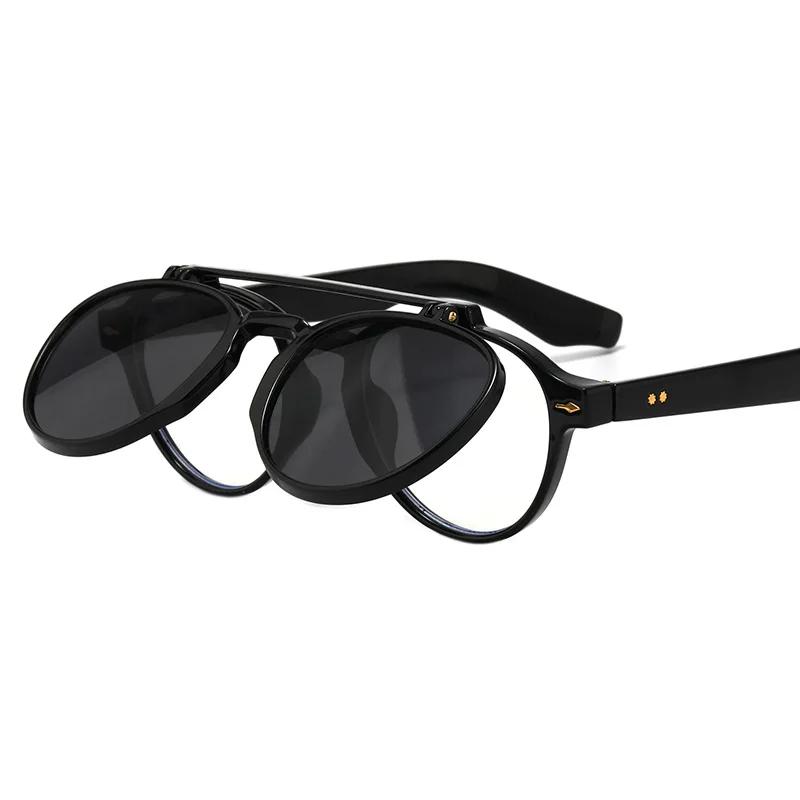 Fashion Vintage Flip Pilot Sunglasses Women For Men Sun Glasses Punk Shades Luxury Brand Designer Popular Rivet Eyeglasses UV400
Fashion Vintage Flip Pilot Sunglasses Women For Men Sun Glasses Punk Shades Luxury Brand Designer Popular Rivet Eyeglasses UV400