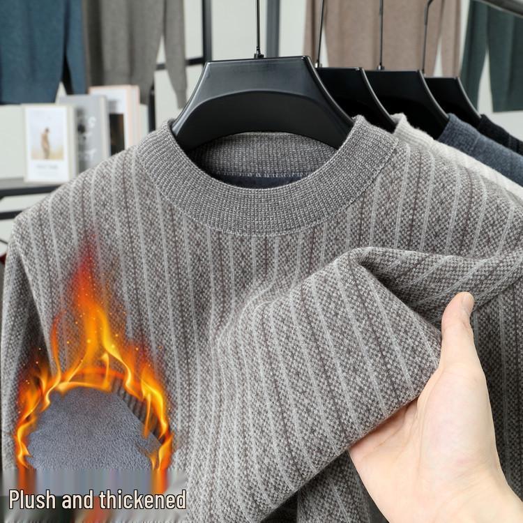 Men s Autumn/Winter Solid Color Thickened Round Neck Knitwear Sweater Pullover L кавовий
Men s Autumn/Winter Solid Color Thickened Round Neck Knitwear Sweater Pullover L кавовий