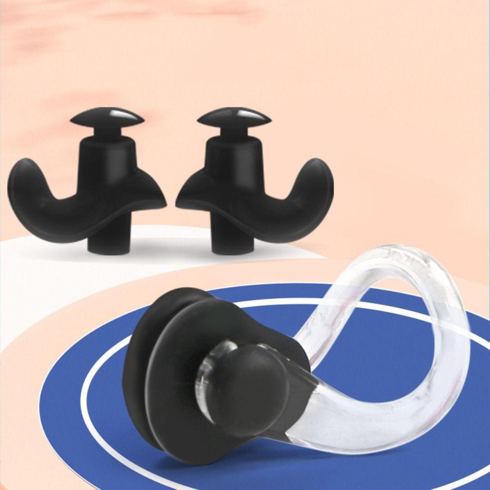 Spiral Swimming Earplugs Nose Clip Set Waterproof Silicone Earplugs Nose Clip Set Surf Diving синий
Spiral Swimming Earplugs Nose Clip Set Waterproof Silicone Earplugs Nose Clip Set Surf Diving синий